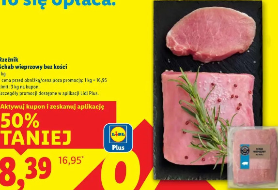 Schab wieprzowy bez kości