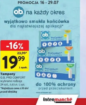 Tampony O.B. Pro Comfort
