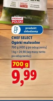 Chef Select Ogórki małosolne