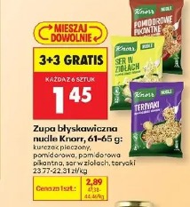 Zupa błyskawiczna nudle Knorr