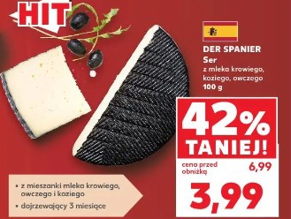 Der Spanier Ser z mleka krowiego, koziego, owczego
