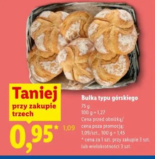 Bułka typu górskiego