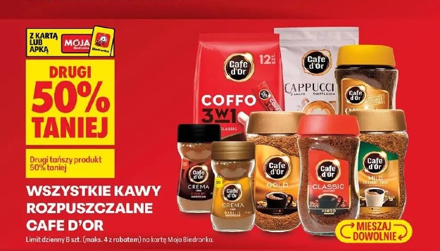Wszystkie kawy rozpuszczalne Cafe d'Or