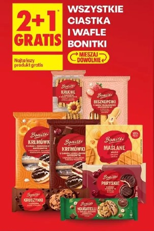 Wszystkie ciastka i wafle Bonitki