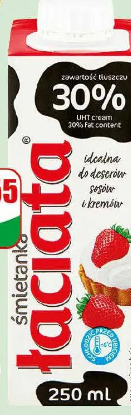 Śmietanka UHT 30% Łaciata