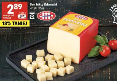 Ser żółty Edamski Mlekovita