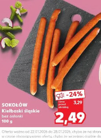 Sokołów Kiełbaski śląskie bez osłonki