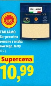ITALIAMO Ser pecorino romano z mleka owczego, tarty
