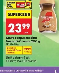 Kawa rozpuszczalna Nescafé Crema