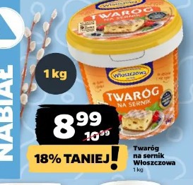 Twaróg na sernik Włoszczowa