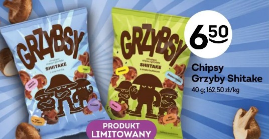 Chipsy Grzyby Shitake