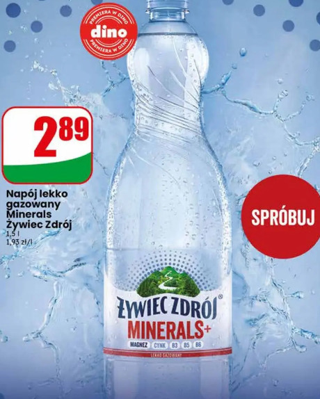 Minerals napój lekko gazowany Żywiec Zdrój
