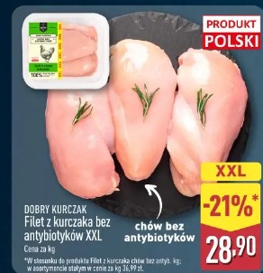 Dobry Kurczak filet z kurczaka bez antybiotyków XXL