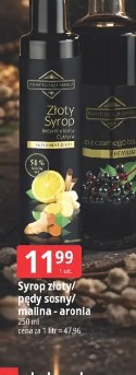 Kwintesencja Smaku Syrop złoty/pędy sosny/malina-aronia