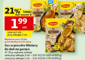 Sos w proszku Winiary do dań na gorąco