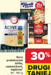 Sery proteinowe żółte, camembert, topione