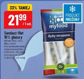 Sandacz filet 10% glazury myfood