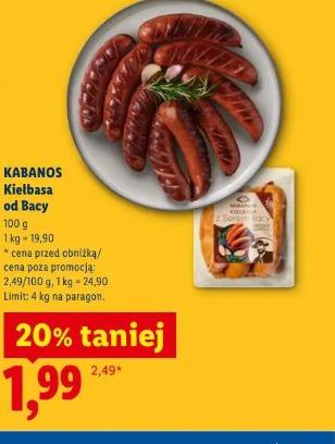 Kabanos Kiełbasa od Bacy