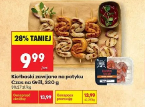 Kiełbaski zawijane na patyku Czas na Grill