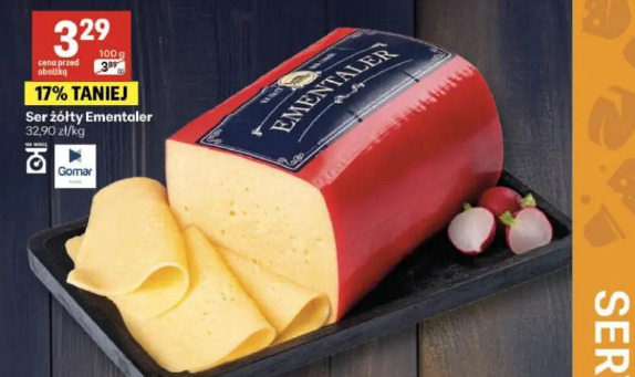 Ser żółty Ementaler Gomar