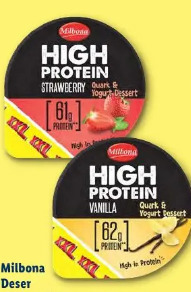 Milbona Deser wysokobiałkowy, XXL