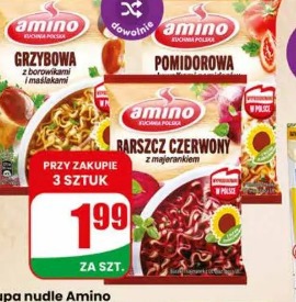 Zupa nudle Amino
