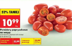 Pomidory papryczkowe na wagę