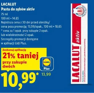 Lacalut pasta do zębów aktiv