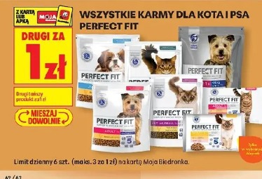 Wszystkie karmy dla kota i psa Perfect Fit
