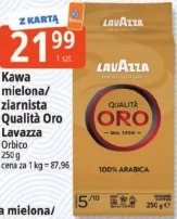 Kawa mielona/ziarnista Qualità Oro Lavazza Orbico
