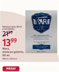 Wars, woda po goleniu