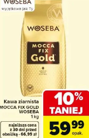 Woseba kawa ziarnista Mocca Fix Gold