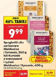Spaghetti alla carbonara Makłowicz i Synowie