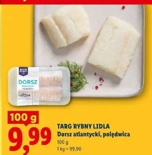 Targ Rybny Lidla Dorsz atlantycki, polędwica
