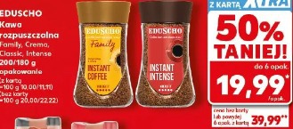 Eduscho Kawa rozpuszczalna Family, Crema, Classic, Intense