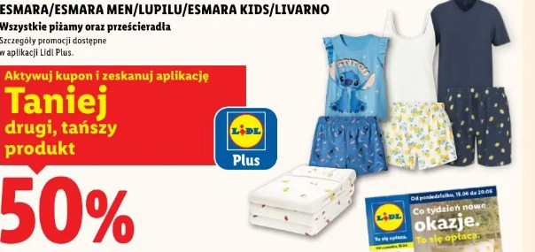 Esmara/Esmara Men/Lupilu/Esmara Kids/Livarno Wszystkie piżamy oraz prześcieradła