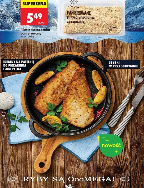 Filet z morszczuka panierowany 7MORZ
