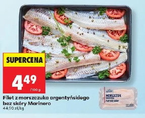 Filet z morszczuka argentyńskiego bez skóry Marinero