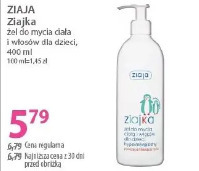 Ziaja żel do mycia ciała i włosów dla dzieci