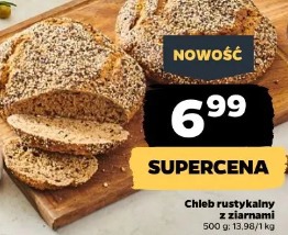 Chleb rustykalny z ziarnami