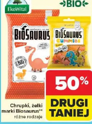Chrupki, żelki marki Biosaurus