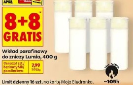 Wkład parafinowy do zniczy Lumia