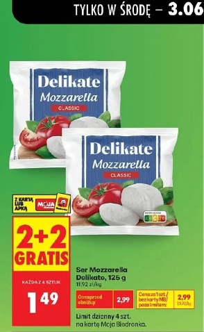 Ser Mozzarella Delikate
