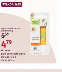 Alterra, pomadka ochronna do ust