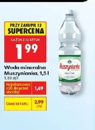 Woda mineralna Muszynianka, 1,5 l