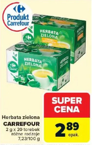 Herbata zielona CARREFOUR