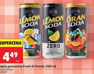 Napój gazowany Fonti di Crodo