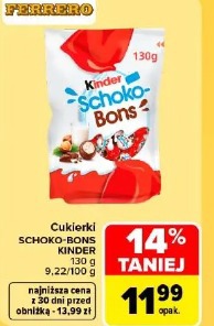 Cukierki SCHOKO-BONS KINDER