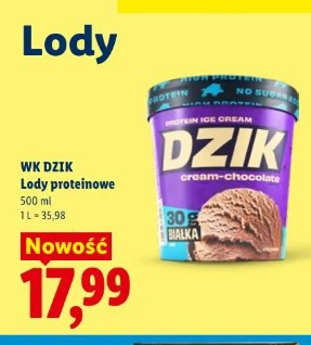 WK Dzik Lody proteinowe