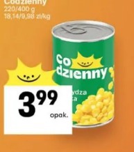 Kukurydza złocista Codzienny